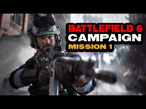 Battlefield 6 Campaign – Mission 1 🔥 Full Gameplay (No Commentary | 4K HDR 60FPS)