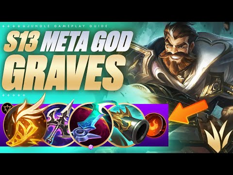 Season 13 GRAVES JUNGLE Is The Ultimate Counter Jungler: Hard Carry Jungle For 4 Seasons Guide