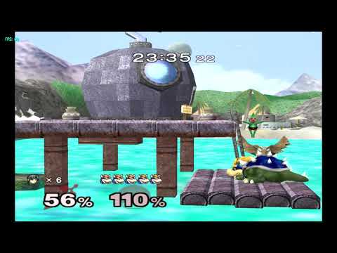 SSBM:Marth VS Bowser - Great Bay Match 31