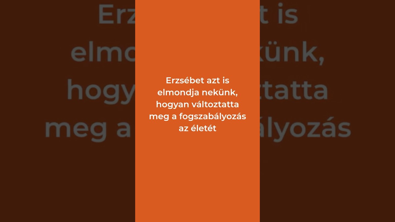 Erzsébet élményei az időskori fogszabályozásról