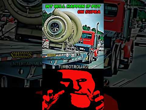 Big Turbo Supra Goes Monster ||💀💨 #shorts #supra