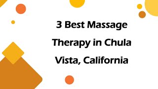 3 Best Massage Therapy in Chula Vista, California | Massage Studios