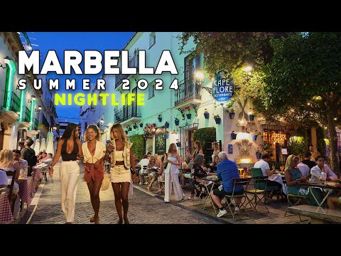 MARBELLA SUMMER NIGHTLIFE SPAIN 2024 🇪🇸 AUGUST UPDATE Costa del Sol | Málaga [4K]