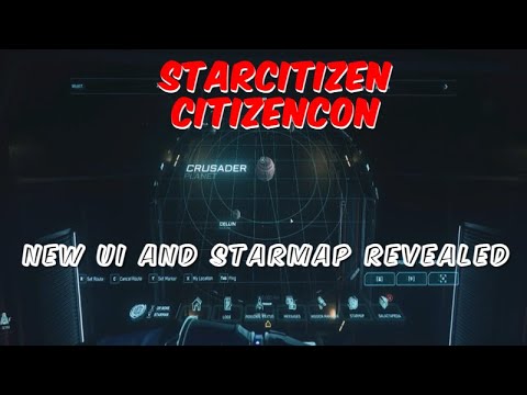 Star Citizen NEW STARMAP & UI   CitizenCon 2953