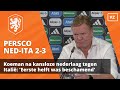 Koeman na kansloze nederlaag tegen Italië: ‘Eerste helft was beschamend’