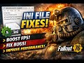 FIX Fallout 76 Performance Best INI File Tweaks For More FPS