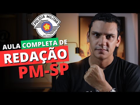 🚨 AULA COMPLETA DE REDAÇÃO | Prova do Concurso Soldado PM-SP 2024 | por Leandro Fajan