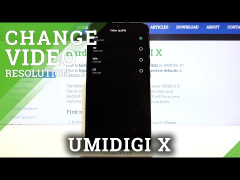 How to Change Video Quality on UMIDIGI X – Change Video Resolution
