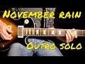 Guns n Roses - November Rain outro solo cover