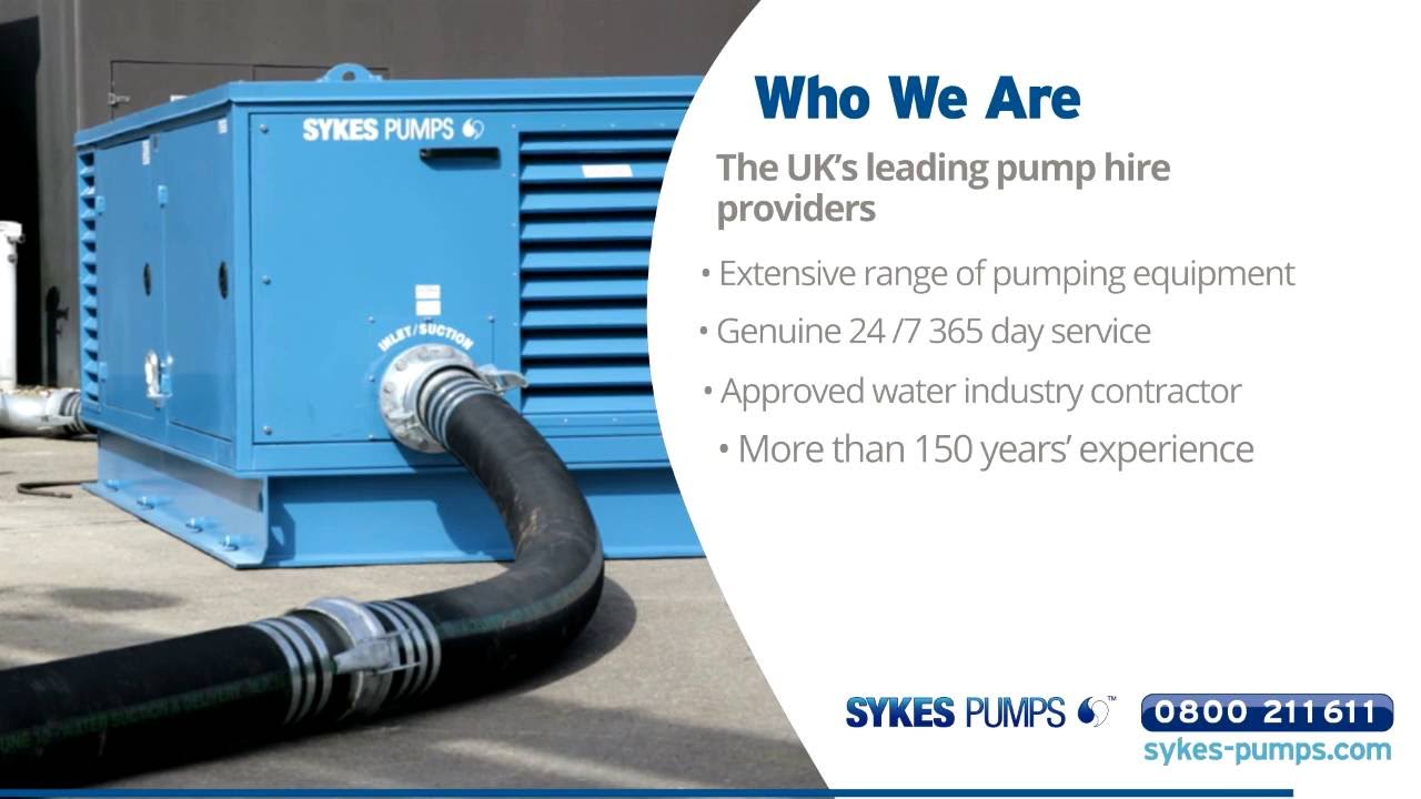 Pump Hire Water Pump Rental Sykes Pumps
