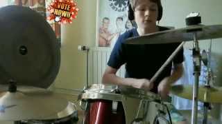 The Bombastic Meatbats - Oh! I Spilled My Beer! - Drumcover [HD]