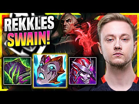 REKKLES PICKS SWAIN WITH NEW ITEMS! - G2 Rekkles Plays Swain BOT vs Caitlyn! | Challenger TV
