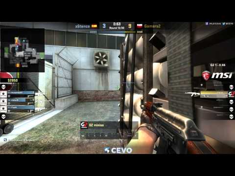 Gamers2 vs x6tence Game 2 (CEVO-P CS:GO Season 7) - Dust & Launders