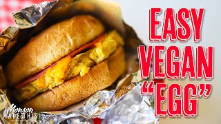 Best Vegan Egg Alternative + How to Use Chickpea (Garbanzo) Flour + Bodega Style Breakfast Sandwich