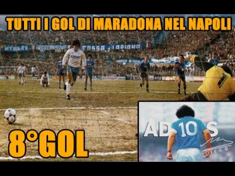 8° GOL IN SERIE A DI MARADONA. COMO-NAPOLI 1-1 SERIE A 1984-85 GARA DEL 17 FEBBRAIO 1985#CASASTENE