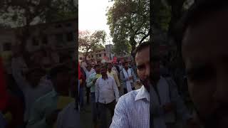 preview picture of video 'Virodh pradarsan rally in jaunpur against privatization of uppcl(3)'