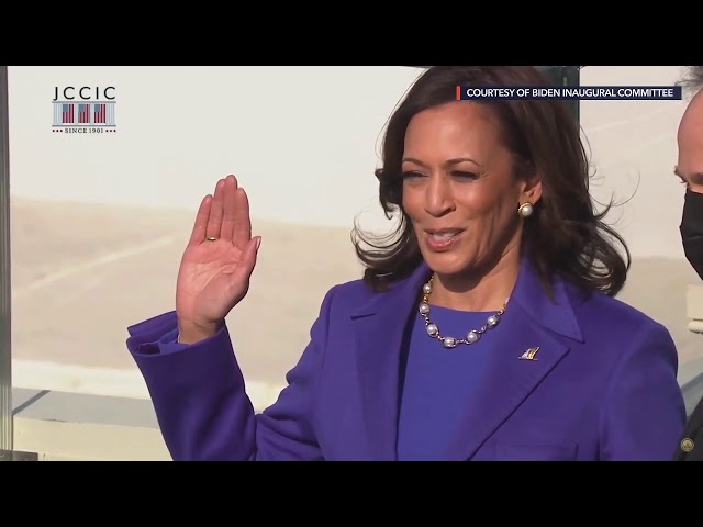 Kamala Harris sworn in as 1st female US vice president