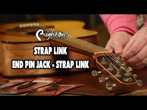 How to attach a guitar strap to an acoustic guitar and acoustic-electric guitar without. Strap tie