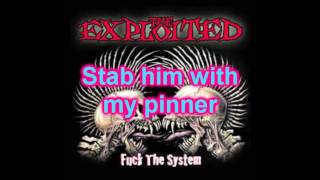 The Exploited:Dogs Of War (with lyrics and HD sound quality)