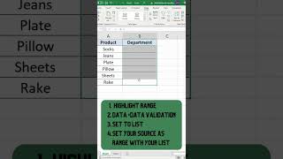 How to Create a Drop-Down List in Excel