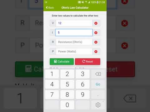 Ohms Law Calculator
