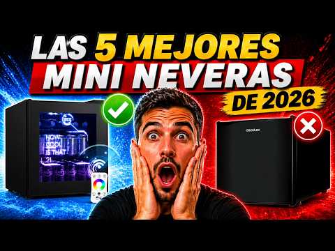 😱 Las 5 Mejores MINI NEVERAS de 2026 Calidad-Precio en Amazon ❄️ NO COMPRES UNA SIN VER ESTO 🔥