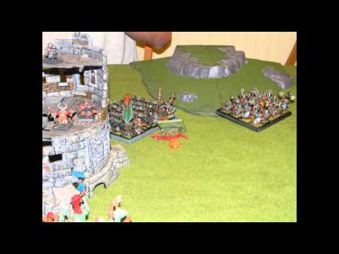 125 Lizardmen vs Dwarfs  8th Edition Warhammer Fantasy Battle Report