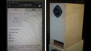 【空気録音】XPERIA8+秋月350円SP改でDSD音源をBluetooth再生[1]～Vision of Her / David Elias(recorded at 2.5 meter away)