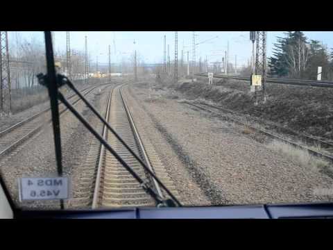 Führerstandsmitfahrt von Halle (Saale) nach Leipzig Hbf Tief