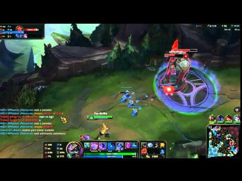 Nasus Vs Tryndamere - Top Lane - League Of Legends Gameplay Pt Br (Part. Hadriel Gamer)