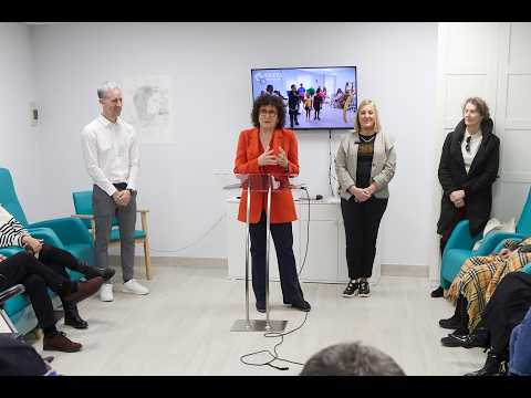 Maeztu visita el centro de día de Cadreita