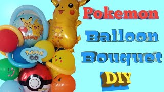 POKEMON BALLOON BOUQUET DIY / HOW TO / TUTORIAL