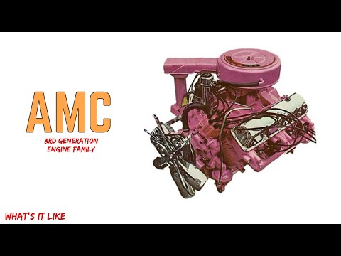 3rd generation AMC V8 Engine family 304, 360, 390, 401