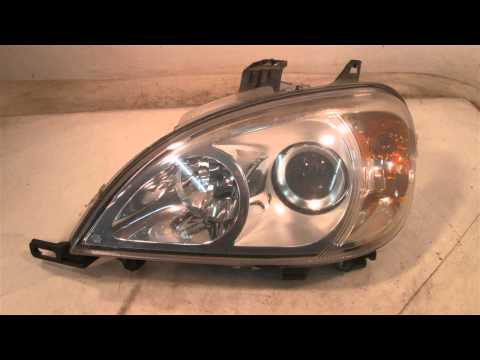 2003 Mercedes ML320 Headlight / Head lamp GOOD SHAPE 163TYPE - mbiparts.com Used OEM Mercedes... OEM