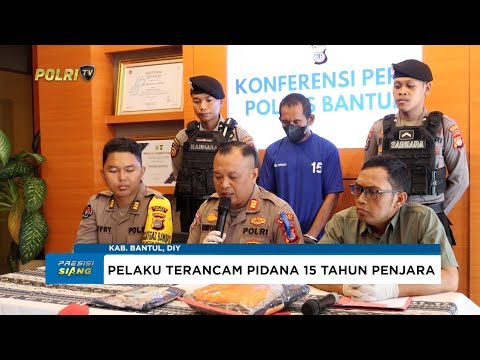 POLRES BANTUL UNGKAP KASUS PENCABULAN TERHADAP ANAK