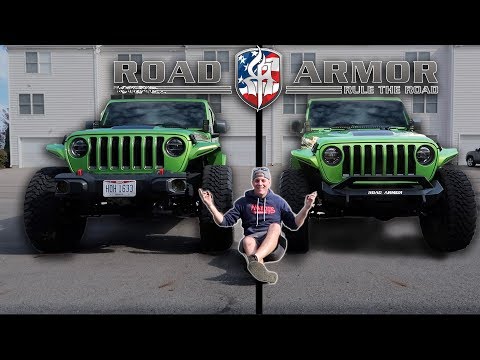 INSTALLING ROAD ARMOR'S MIDWIDTH FRONT BUMPER!!
