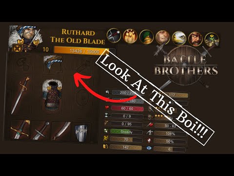 Battle Brothers But I Used Mods To Build The Most OP Roster And Slain a 70 MEN NOBLE ARMY!
