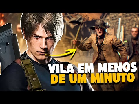RESIDENT EVIl 4 REMAKE  - COMO PASSAR A VILA EM 1 MINUTO