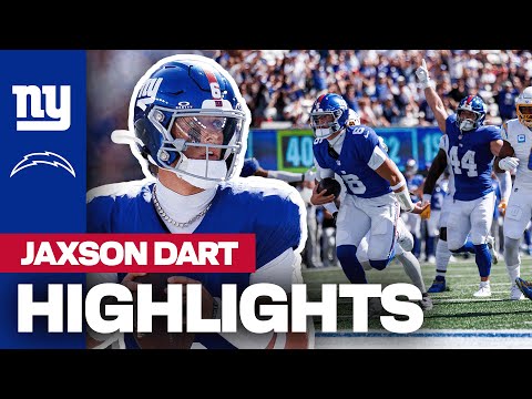 Highlights: Jaxson Dart's Debut | Week 4 | New York Giants