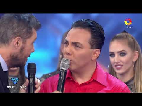 Cristian Castro estuvo en el Bailando y se hizo el pícaro con Pampita