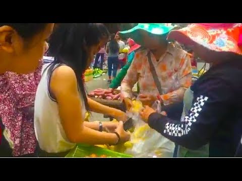 Amazing Cambodian Street Food In Phnom Penh Market 2018 -  Food And Activities Video