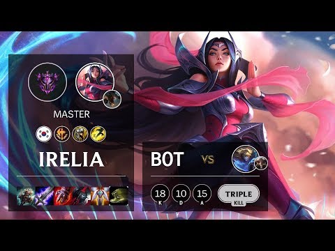 Irelia Bot vs Ezreal - KR Master Patch 10.10