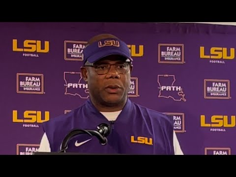 LSU Frank Wilson LOSS to Alabama postgame press conference