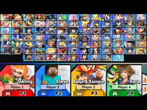 Super Smash Bros. Ultimate - All Characters