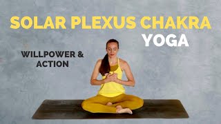 Yoga for the SOLAR PLEXUS CHAKRA - 15 Minutes for Willpower & Action of the Third Chakra