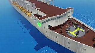 Roblox Water Physics (Cruise Ship Capsize in REAL TIME)