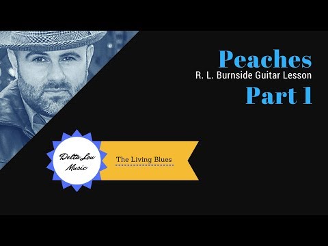 Peaches R.L Burnside Guitar Lesson Delta Lou