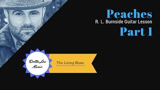 Peaches R.L Burnside Guitar Lesson Delta Lou