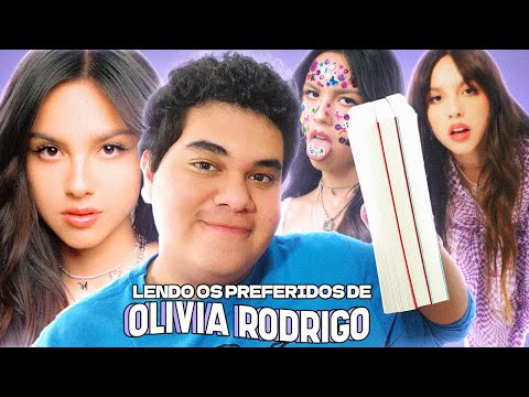 LI OS LIVROS PREFERIDOS DA OLIVIA RODRIGO e me surpreendi