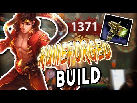 Smite: Ne Zha Runeforged Hammer Build - THE BIG BOY CRITS!